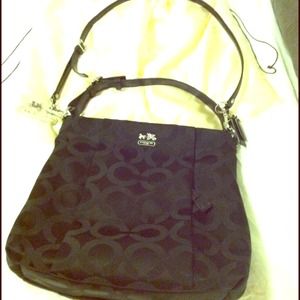 Black coach purse
