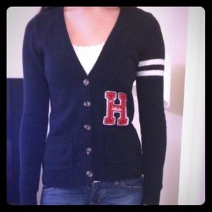 Navy blue Hollister sweater