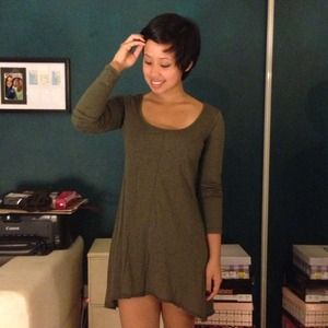 ⛔SOLD H&M Army Green One Piece Dress