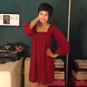 ⛔SOLD Express Red Knit Dress