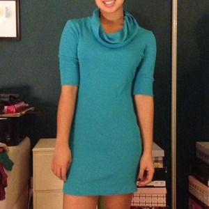 Express Cowl Neck Dress