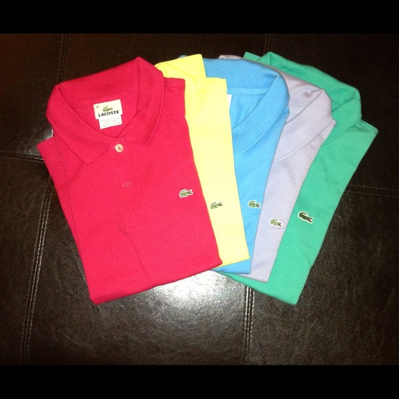 💯Authentic Lacoste Short Sleeve 2 Button Stretch - Picture 4 of 4