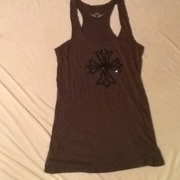 Jeweled tank top