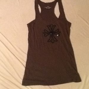 Jeweled tank top