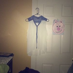 A brand new shear blouse was supposed to be a gift