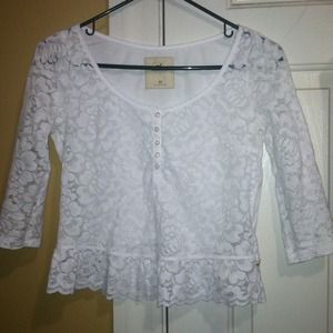 White lace blouse
