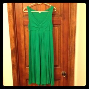 J Crew "Lisa Dress" in Kelly Green
