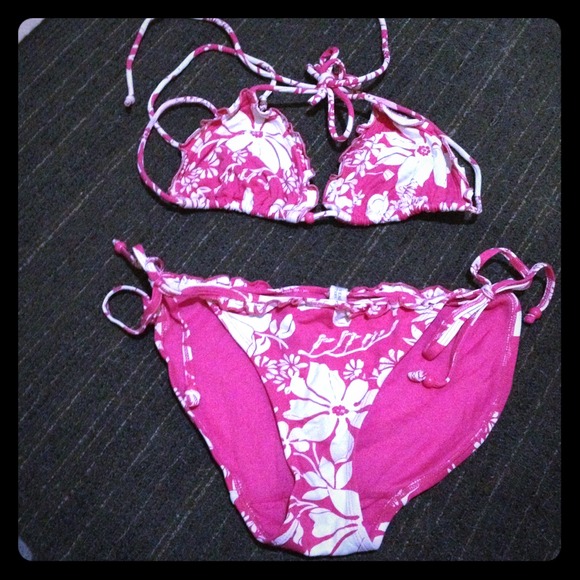 Floral print bikini