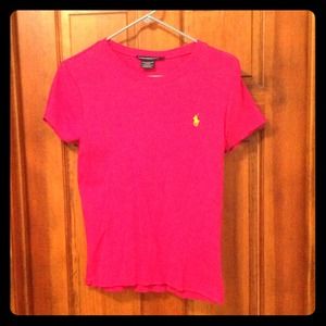 Ralph Lauren T-Shirt w/ yellow symbol