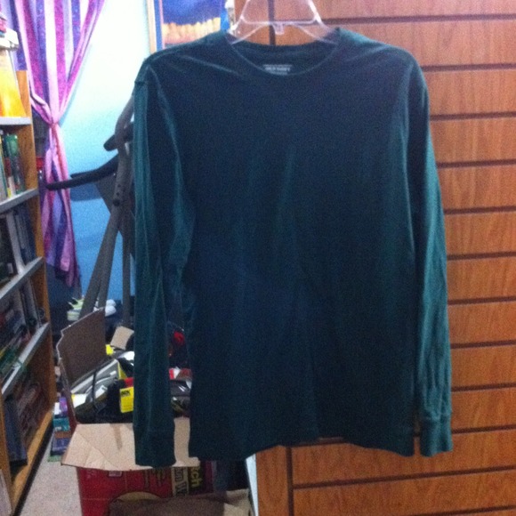 Mens Green long sleeve shirt