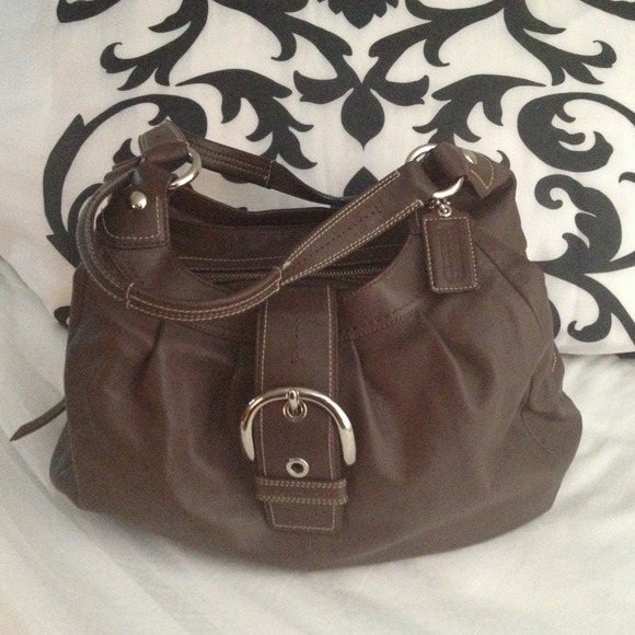 Coach brown handbag