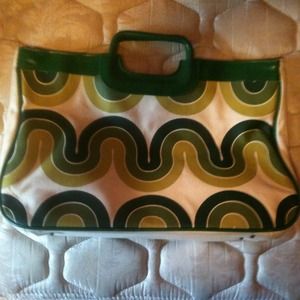 Canvas handbag with great colors for spring.