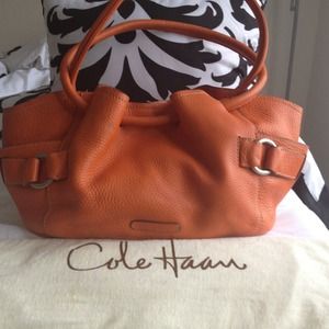 Orange Leather handbag