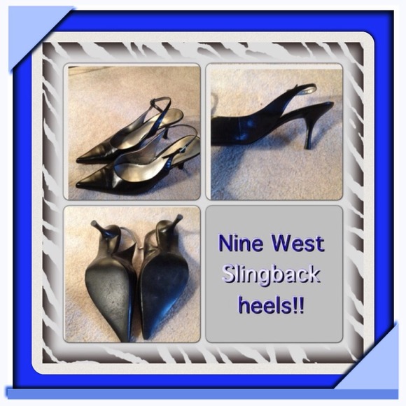Nine West Slingback heels