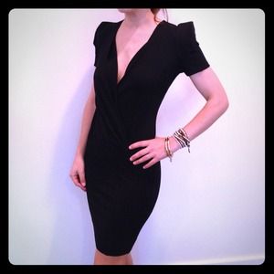 French Connection Black Samantha Wrap dress Size 0