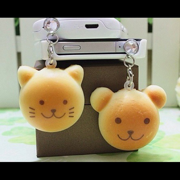 5psc. Cute design bread dust plug 3.5mm/brand new - Picture 3 of 4