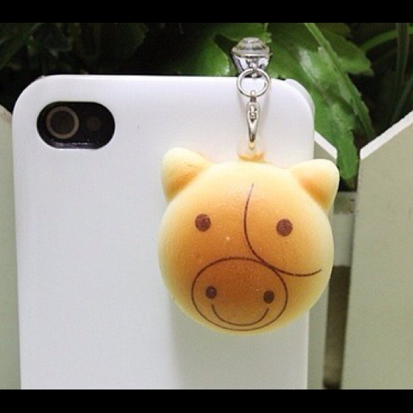 5psc. Cute design bread dust plug 3.5mm/brand new - Picture 4 of 4