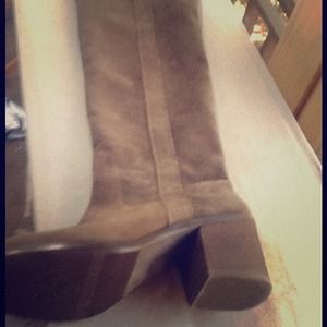 New BCBG over the knee suede boots.