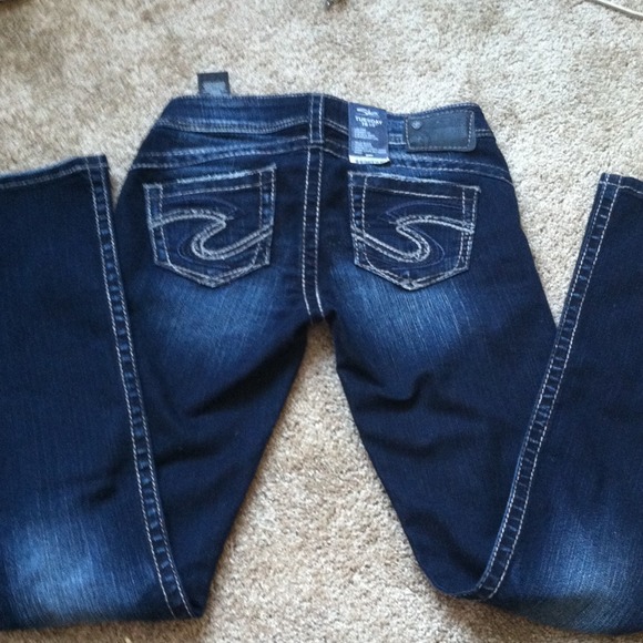 Brand new silver jeans