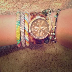 RESERVED for @cori123  Tortoise rose gold watch