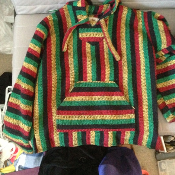 SOLD EarthRagz Rasta Baja Sweatshirt