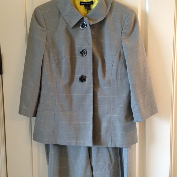 Yellow & Black Plaid Suit