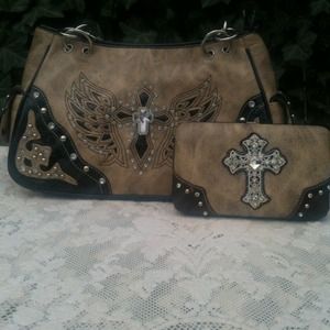 Purse and Wallet Set
