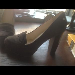 Sold!!! Calvin Klein brown Suede heels. NWOT