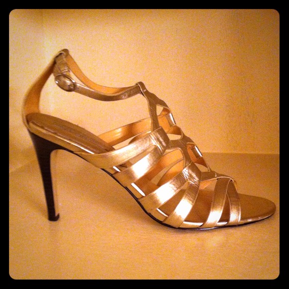 Gold Banana Republic heels