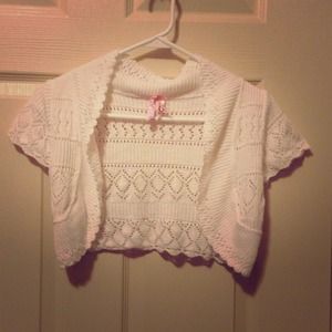 Cute short sleeves little cardigan