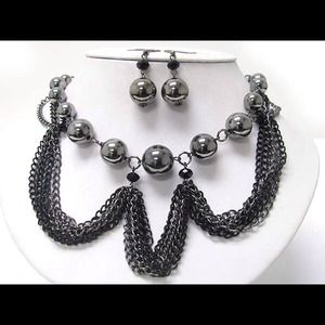 Dark silver set