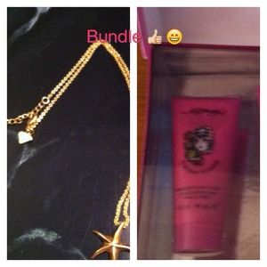 Bundle Ed Hardy set $9 & starfish necklace $5
