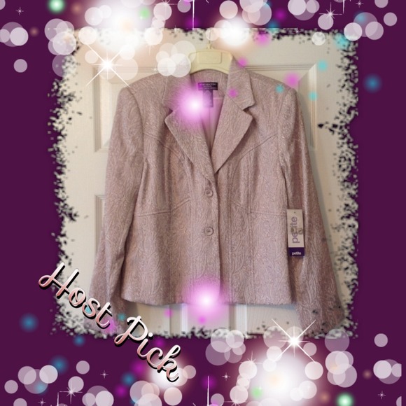 Lilac, orchard printed blazer