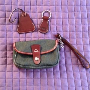 Dooney & Bourke green signature set.