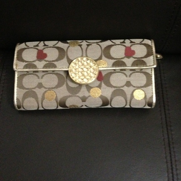 Authentic coach wallet