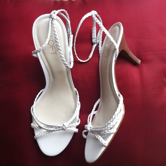 White Ankle Strap Sandal