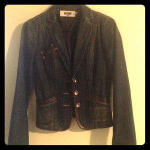 A Moschino jean jacket