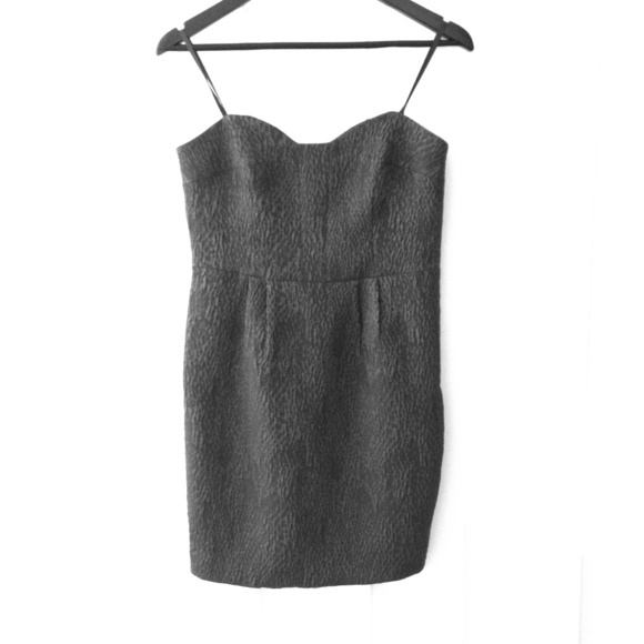 BCBGeneration grey sweetheart strapless dress - Picture 1 of 1