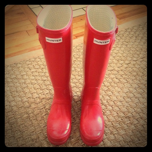 SOLD in bundle. Red Hunter Boots