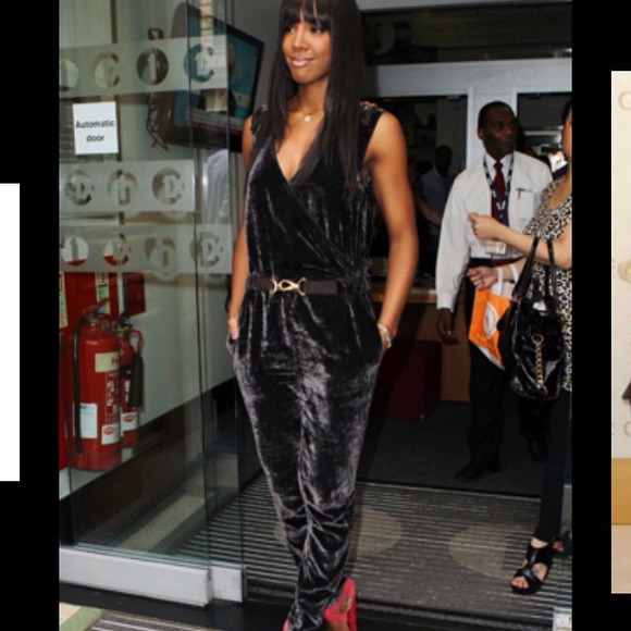 VELVET Choco brown JUMPSUIT. TIMELESS! Vavooom! - Picture 4 of 4