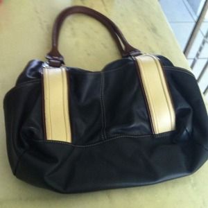 black Tignanello purse