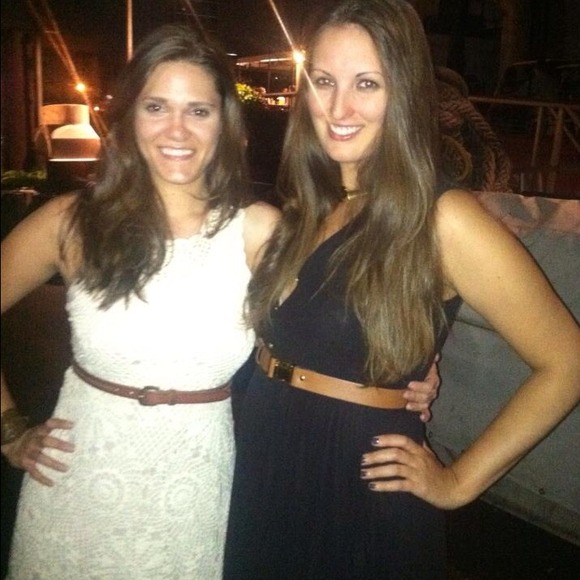 ❌❌SOLD!!❌❌ H&M Black Chiffon Dress w/ Belt - Picture 3 of 3