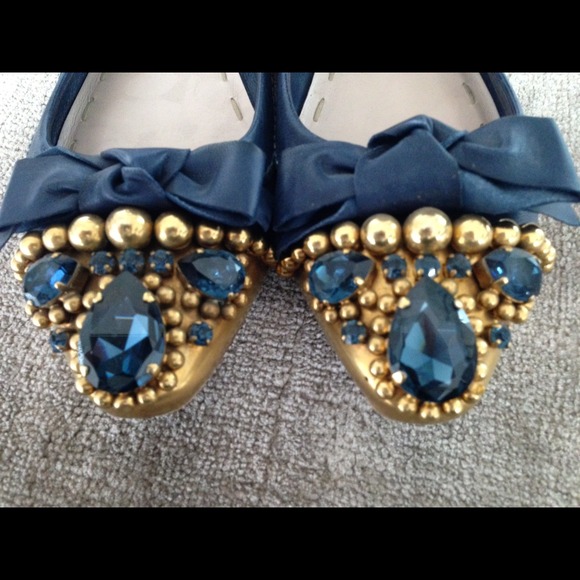Authentic Miu Miu jeweled ballet flats - Picture 2 of 4