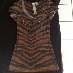Tiger Stripped Shirt