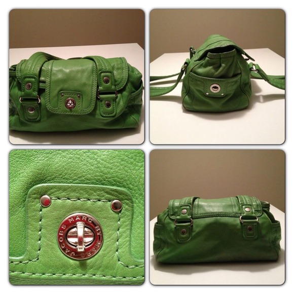 Authentic Marc by Marc Jacobs leather handbag Lime - Picture 3 of 3
