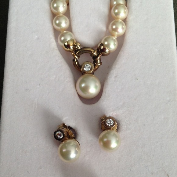 majorica pearl set