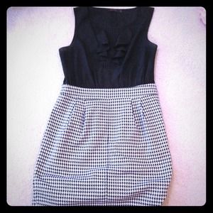 The Limited black and white dress!