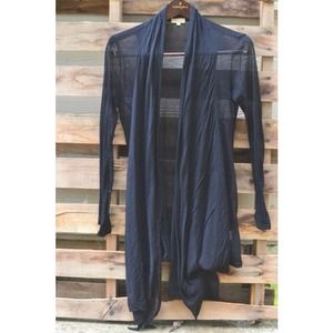 Piko 1988 sheer black cardigan.