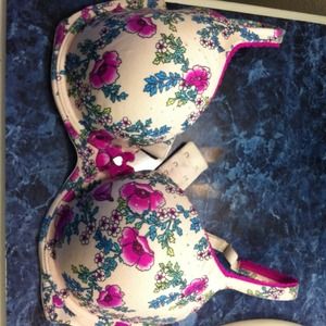 Floral Sparkle Victoria's Secret Bra 34DD