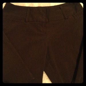 Dark brown dress slacks